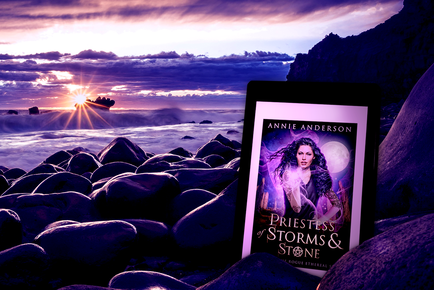 Priestess of Storms & Stone (Book 5 of the Rogue Ethereal Series) by Annie Anderson