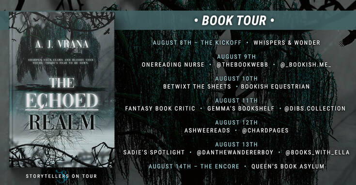 The Echoed Realm by AJ Vrana - Book Tour Schedule